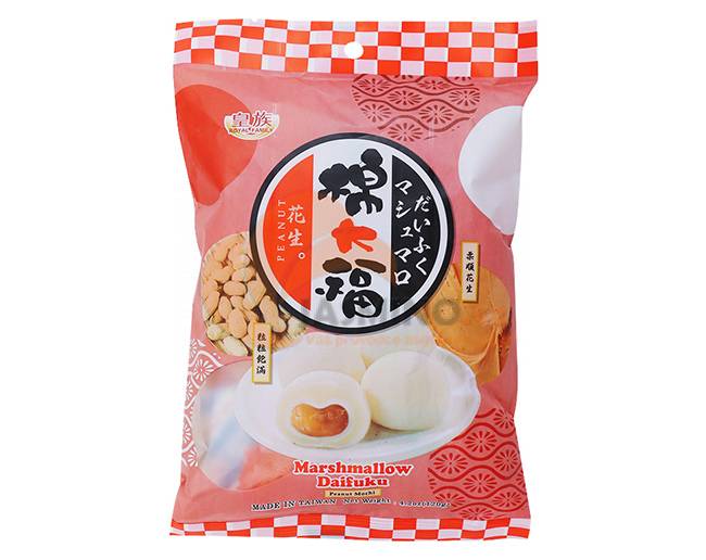Obrázek k výrobku 2035 - ROYAL FAMILY Mochi s příchutí marshmallow arašíd 120g