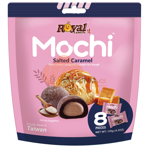 Obrázek k výrobku 7441 - ROYAL FAMILY Mochi - Slaný karamel 120g