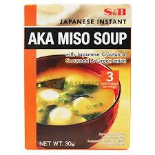 Obrázek k výrobku 2506 - S&B instantní polévka Aka Miso 30g