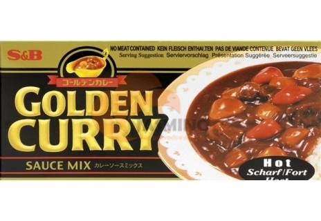 Obrázek k výrobku 3737 - S&B kari pasta Hot Golden Curry 220g