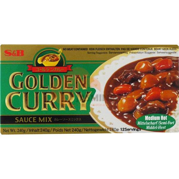 Obrázek k výrobku 3738 - S&B kari pasta Medium Hot Golden Curry 220g