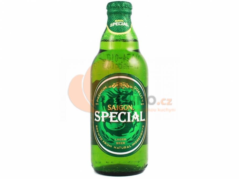 Obrázek k výrobku 2550 - SAIGON Special vietnamské pivo láhev 4.9% 330ml