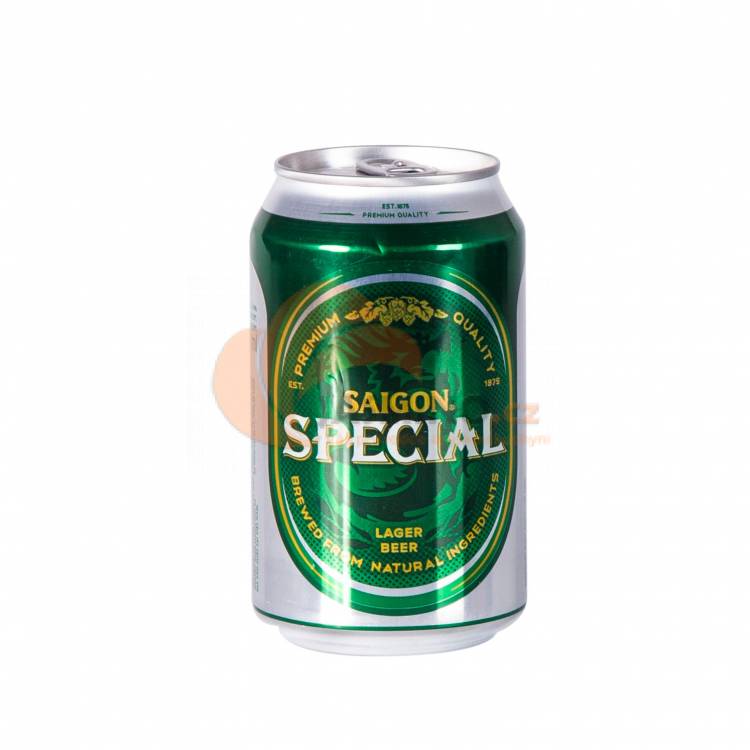 Obrázek k výrobku 2551 - SAIGON Special vietnamské pivo plechovka 4,3% 330ml
