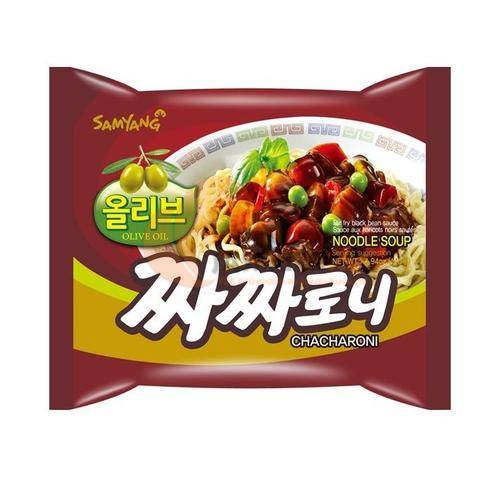 Obrázek k výrobku 3281 - SAMYANG Chacharoni instant. nudle jajangmyeon s extra panenským olivovým olejem 140g