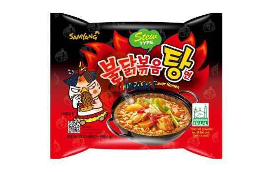 Obrázek k výrobku 3354 - SAMYANG Inst.nudle pálivé kuřecí Ramyun Hot Chicken Stew 145g