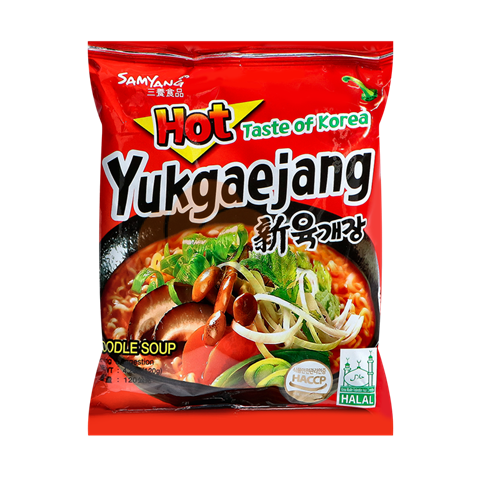 Obrázek k výrobku 6278 - SAMYANG Instant.houbová nudle Yukgaejang 120g