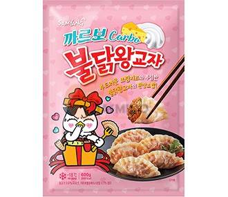 Obrázek k výrobku 7479 - SAMYANG Mraz.Gyoza Buldak Hot-Chicken (Carbonara) 700g