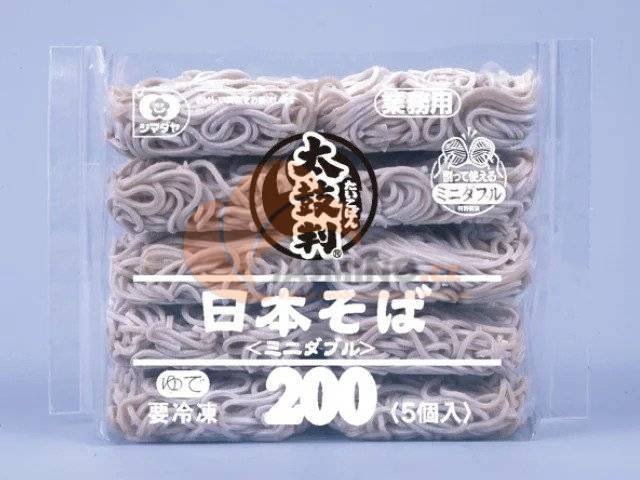 Obrázek k výrobku 4025 - SHIMADAYA mraž. Taikoban Soba pohankové nudle 1kg (5x200g)