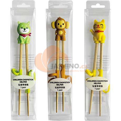 Obrázek k výrobku 7565 - SHINE FARM Dětské hůlky se silikonovým pomocníkem