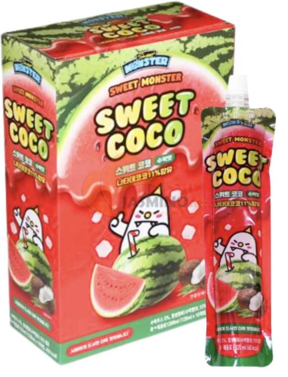 Obrázek k výrobku 7795 - SWEET MONSTERS Melounovo-kokosový želé 120ml