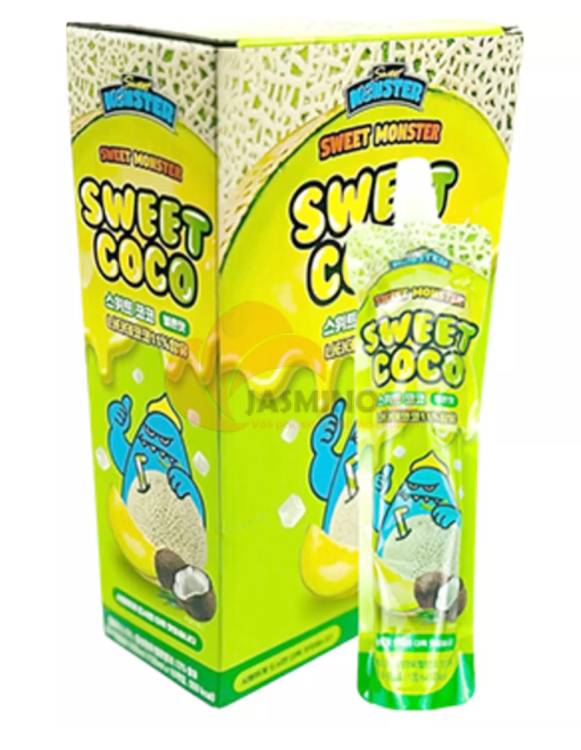 Obrázek k výrobku 7793 - SWEET MONSTERS Melounovo-kokosový želé 120ml