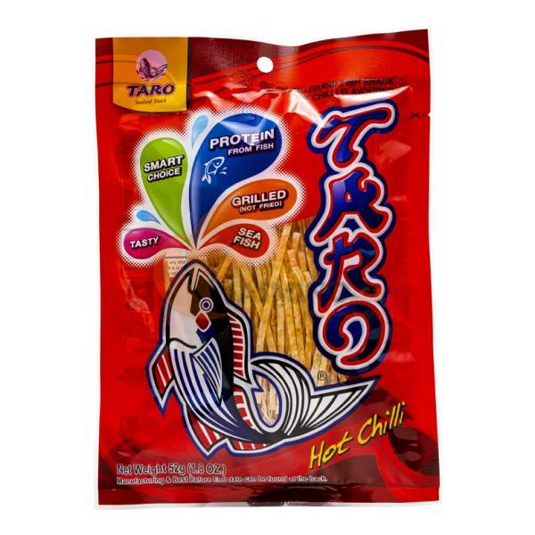 Obrázek k výrobku 7755 - TARO Rybí snack s pálivou chilli příchutí 52g
