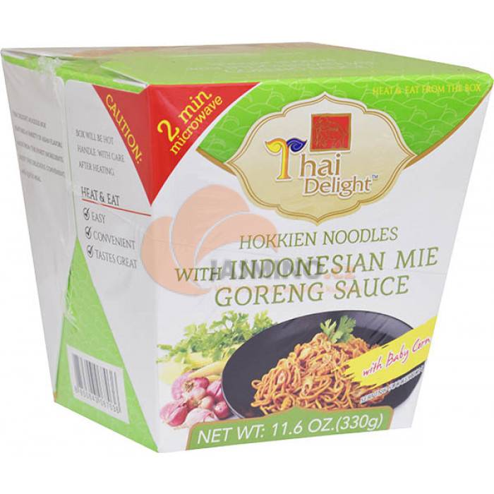 Obrázek k výrobku 5770 - THAI DELIGHT Hokkien nudle s Indomiesian Mee Goreng omáčka 330g