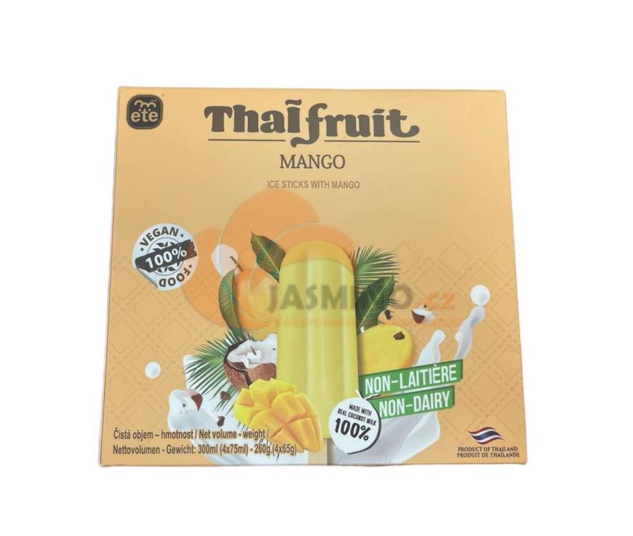 Obrázek k výrobku 7261 - THAI FRUIT Mangová zmrzlina 260g