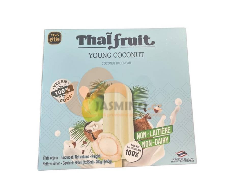 Obrázek k výrobku 7262 - THAI FRUIT Mladé kokosové zmrzlina 260g