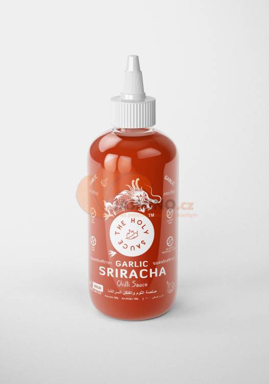 Obrázek k výrobku 6481 - THE HOLY Sriracha chilli omáčka - česnek 300g