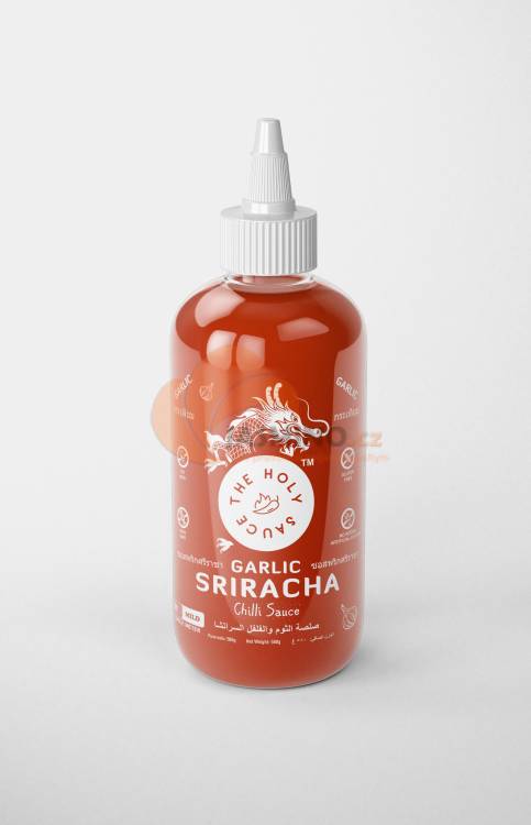 Obrázek k výrobku 6485 - THE HOLY Sriracha chilli omáčka - česnek 580g
