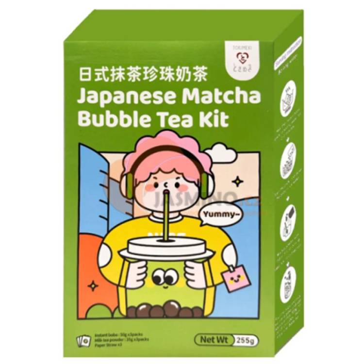 Obrázek k výrobku 7285 - TOKIMEKI Sada bublinkového čaje matcha F1 255g