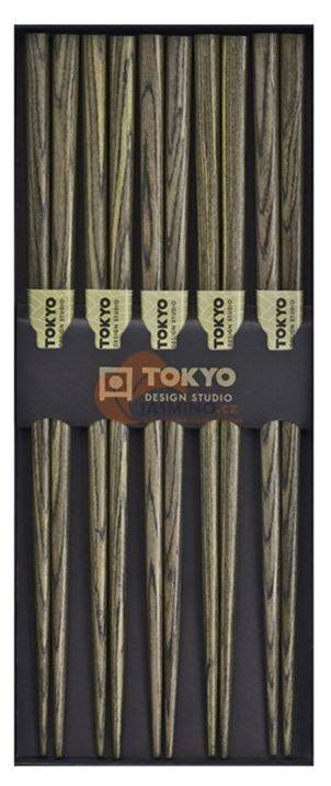 Obrázek k výrobku 5689 - TOKYO DESIGN Hůlky dřevo - 5 párů
