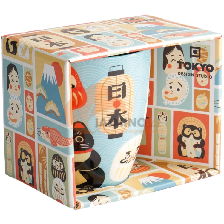 Obrázek k výrobku 6836 - TOKYO DESIGN Kawaii Mug Dárková krabička japonského hrnku kočky 380 ml.