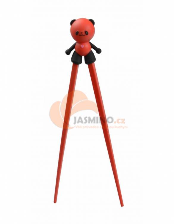 Obrázek k výrobku 5520 - TOKYO dětské hůlky Panda červené 22cm