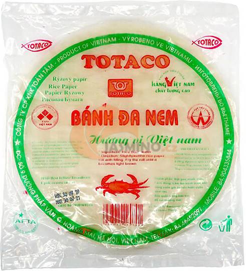 Obrázek k výrobku 5295 - TOTACO rýžový papír na smažení 500g