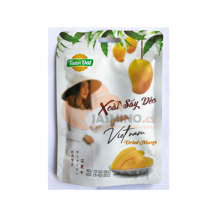 Obrázek k výrobku 7510 - TUAN DAT Susené mango 100g