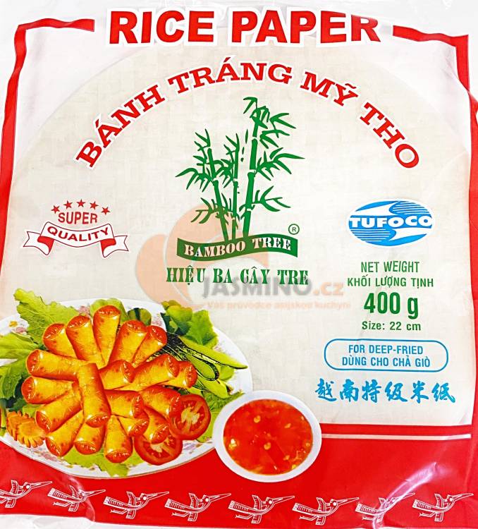 Obrázek k výrobku 5316 - TUFOCO Rýžový papír na smažený závitky My Tho 400g