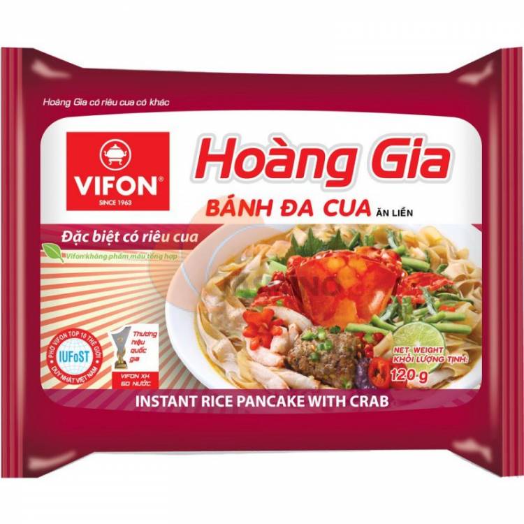 Obrázek k výrobku 2416 - VIFON HOANG GIA instant. nudlová polévka krabí 120g