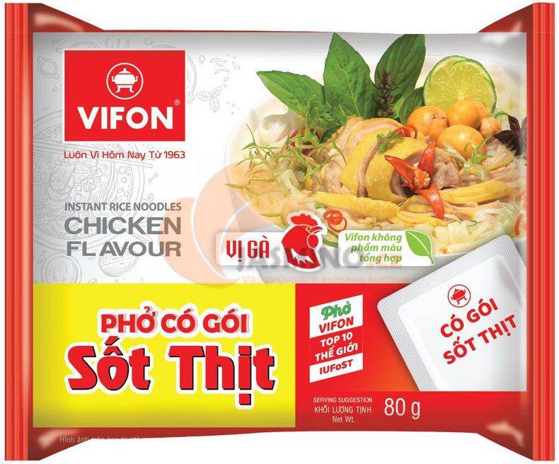 Obrázek k výrobku 4551 - VIFON instantní Pho s kuřecí příchutí 80g