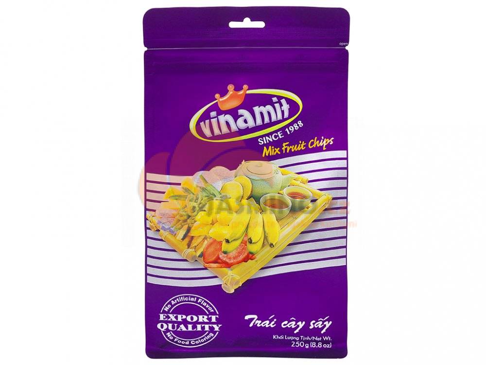 Obrázek k výrobku 3220 - VINAMIT chipsy z mix druhů ovoce 250g