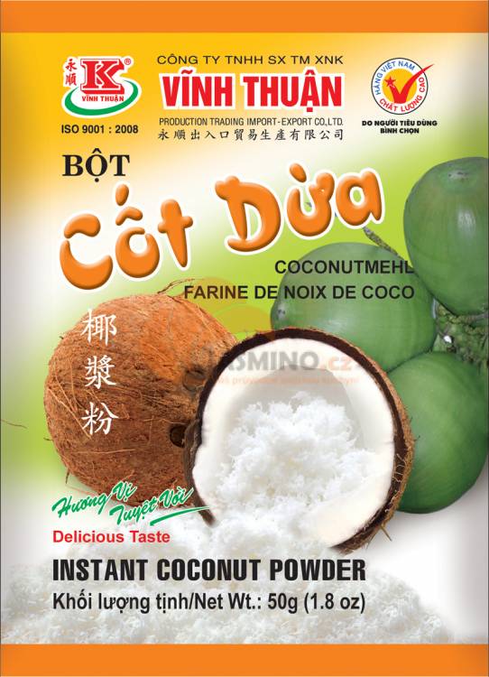 Obrázek k výrobku 5563 - VINH THUAN Kokosový prášek 50g