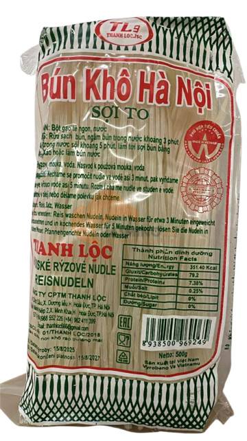 Obrázek k výrobku 7858 - VN rýžové nudle Bun kho Ha Noi 500g