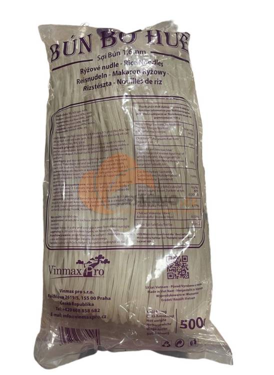 Obrázek k výrobku 6829 - VN Rýžové nudle na Bun Hue 500g