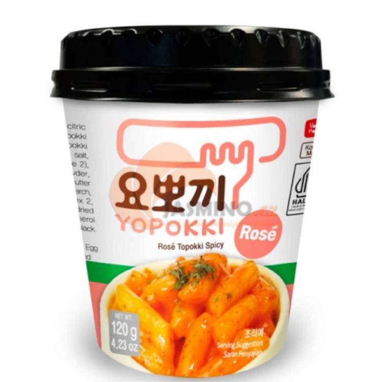 Obrázek k výrobku 7639 - YOPOKKI Inst. rýž. koláčky příchutí ROSE palivá 120g