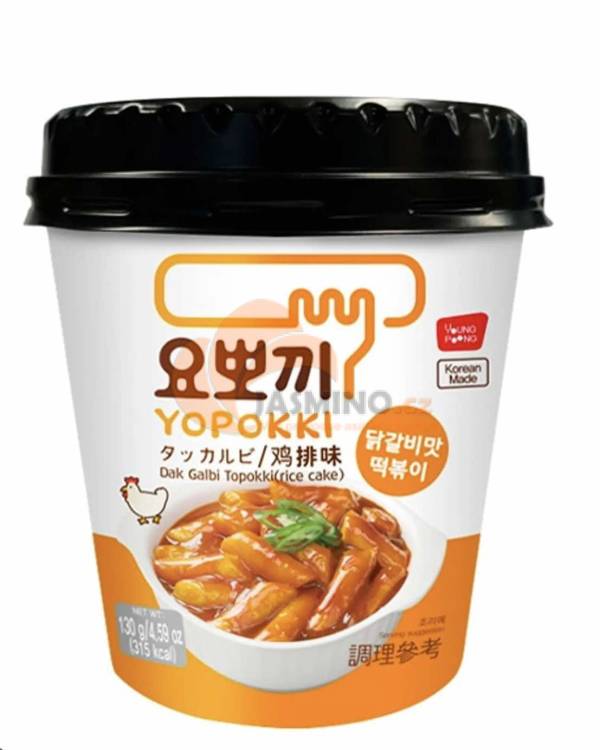 Obrázek k výrobku 7642 - YOPOKKI Inst. rýž. koláčky příchutí Dak Galbi 130g