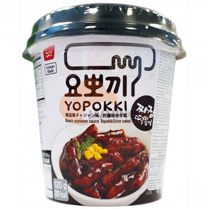Obrázek k výrobku 5367 - YOPOKKI Instantní rýžové tabulky příchutí Jjajang 120g