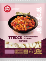 Obrázek k výrobku 7113 - ALLGROO Mraz.Rýžové koláče Topokki - kousky 400g