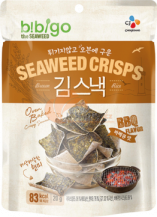 Obrázek k výrobku 2348 - BIBIGO rýžové chipsy z mořských řas s příchutí BBQ 20g
