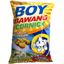 Obrázek k výrobku 7342 - BOY BAWANG Kukuričné chipsy s příchutí česneku 90g