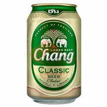 Obrázek k výrobku 2543 - CHANG Thajské pivo plechovka 320ml