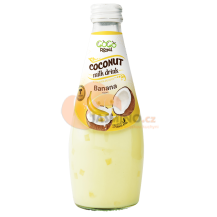 Obrázek k výrobku 4118 - COCO ROYAL Nápoj z kokosového mléka s příchutí banánu a želé 290 ml