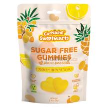 Obrázek k výrobku 7838 - CORNICHE SWEETHEARTS Želatinové bonbóny bez cukru s příchutí rakytníku a ananasu 50g