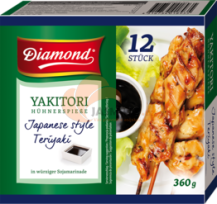 Obrázek k výrobku 6682 - DIAMOND Mraz.Kuřecí špíz Yakitori, japonský způsob, marináda Teriyaki 360g