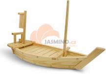 Obrázek k výrobku 5465 - Dřevěná loďka velká 90cm