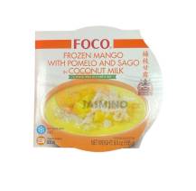 Obrázek k výrobku 6895 - FOCO Mražené mango s pomelem a ságem v kokosovém mléce 185g