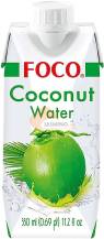 Obrázek k výrobku 6619 - FOCO tetrapak - 100% kokosová voda 330ml