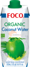 Obrázek k výrobku 2533 - FOCO tetrapak - 100% organická kokosová voda 500ml