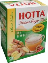 Obrázek k výrobku 5950 - HOTTA Instantní zázvorový čaj s třtinovým cukrem 110g