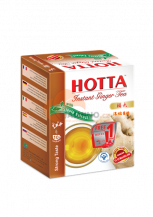 Obrázek k výrobku 5763 - HOTTA Instantní zázvorový čaj silné chuti se stévií - box 90g